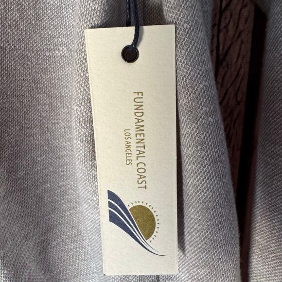 Fundamental Coast Pullover Top Men's Long Sleeve 1/4 Zip Soft Gray XXL NWT - Picture 10 of 10